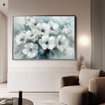 Floral 781 Canvas Art 60 x 40 cm / Black
