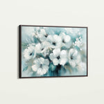 Floral 781 Canvas Art 60 x 40 cm / Black