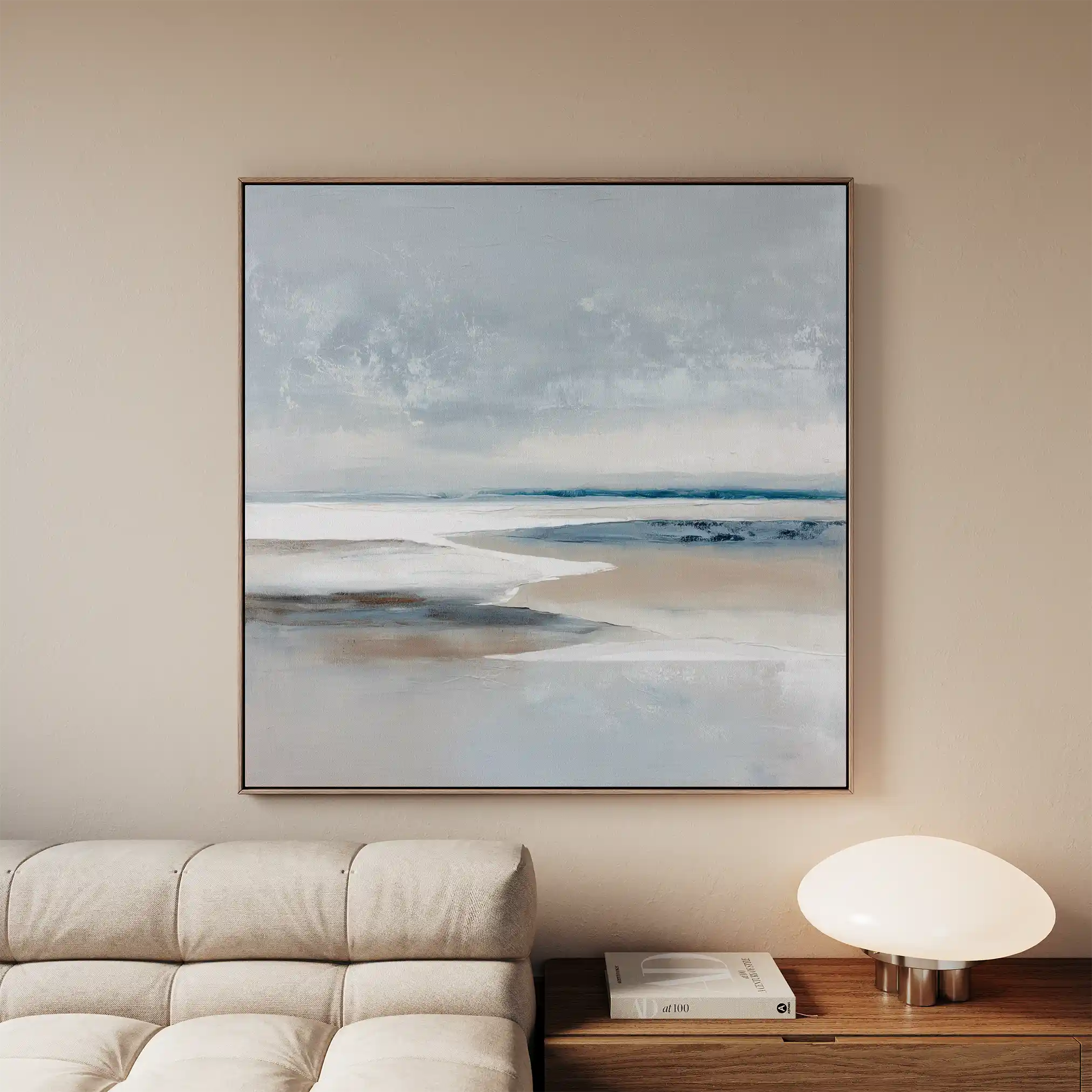 Abstract 782 Canvas Art 60 x 60 cm / Black