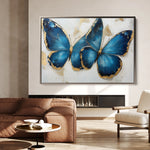 Floral 782 Canvas Art 60 x 40 cm / Black