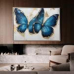 Floral 782 Canvas Art 60 x 40 cm / Black