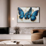 Floral 782 Canvas Art 60 x 40 cm / Black