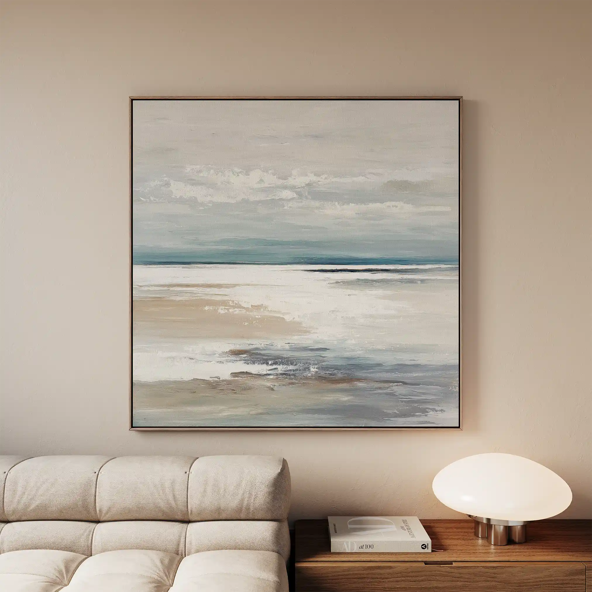 Abstract 783 Canvas Art 60 x 60 cm / Black