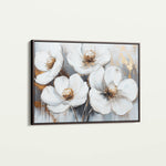 Floral 783 Canvas Art 60 x 40 cm / Black