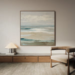 Abstract 784 Canvas Art 60 x 60 cm / Black