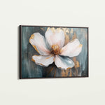 Floral 784 Canvas Art 60 x 40 cm / Black