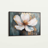 Floral 784 Canvas Art 60 x 40 cm / Black