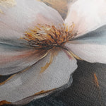 Floral 784 Canvas Art 60 x 40 cm / Black