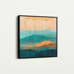 Abstract 785 Canvas Art 60 x 60 cm / Black