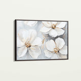 Floral 785 Canvas Art 60 x 40 cm / Black