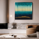 Abstract 786 Canvas Art 60 x 60 cm / Black
