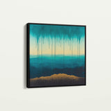 Abstract 786 Canvas Art 60 x 60 cm / Black