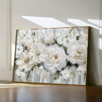 Floral 786 Canvas Art 60 x 40 cm / Black