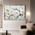 Floral 786 Canvas Art 60 x 40 cm / Black