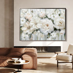 Floral 786 Canvas Art 60 x 40 cm / Black