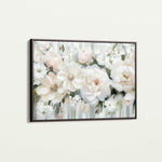Floral 786 Canvas Art 60 x 40 cm / Black