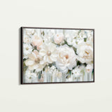Floral 786 Canvas Art 60 x 40 cm / Black