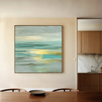 Abstract 787 Canvas Art 60 x 60 cm / Black