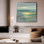 Abstract 787 Canvas Art 60 x 60 cm / Black