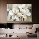 Floral 787 Canvas Art 60 x 40 cm / Black