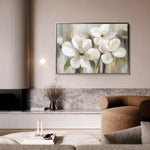 Floral 787 Canvas Art 60 x 40 cm / Black