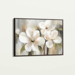 Floral 787 Canvas Art 60 x 40 cm / Black