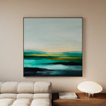 Abstract 788 Canvas Art 60 x 60 cm / Black
