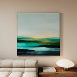 Abstract 788 Canvas Art 60 x 60 cm / Black