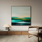 Abstract 788 Canvas Art 60 x 60 cm / Black