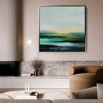 Abstract 788 Canvas Art 60 x 60 cm / Black