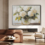 Floral 788 Canvas Art 60 x 40 cm / Black