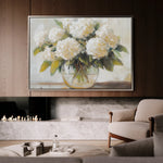 Floral 788 Canvas Art 60 x 40 cm / Black
