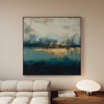 Abstract 789 Canvas Art 60 x 60 cm / Black