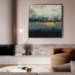Abstract 789 Canvas Art 60 x 60 cm / Black