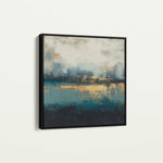 Abstract 789 Canvas Art 60 x 60 cm / Black