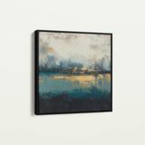 Abstract 789 Canvas Art 60 x 60 cm / Black