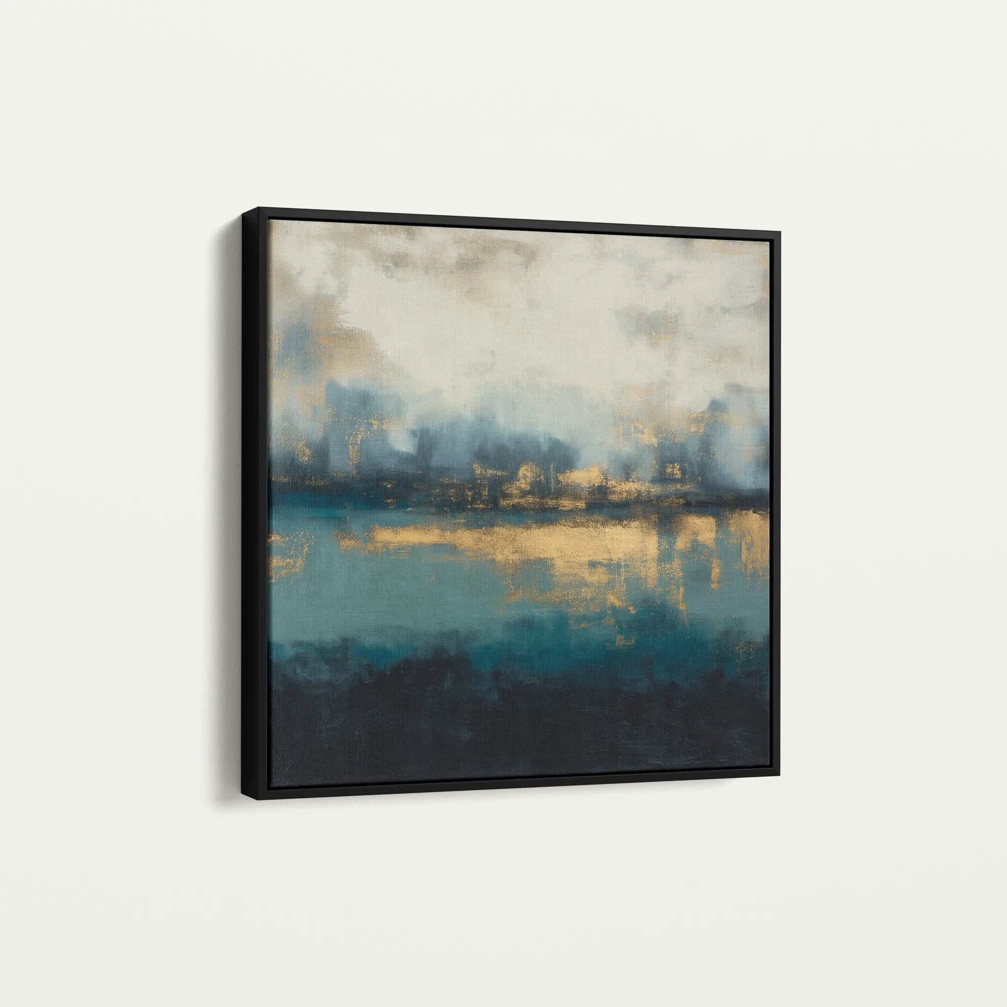 Abstract 789 Canvas Art 60 x 60 cm / Black