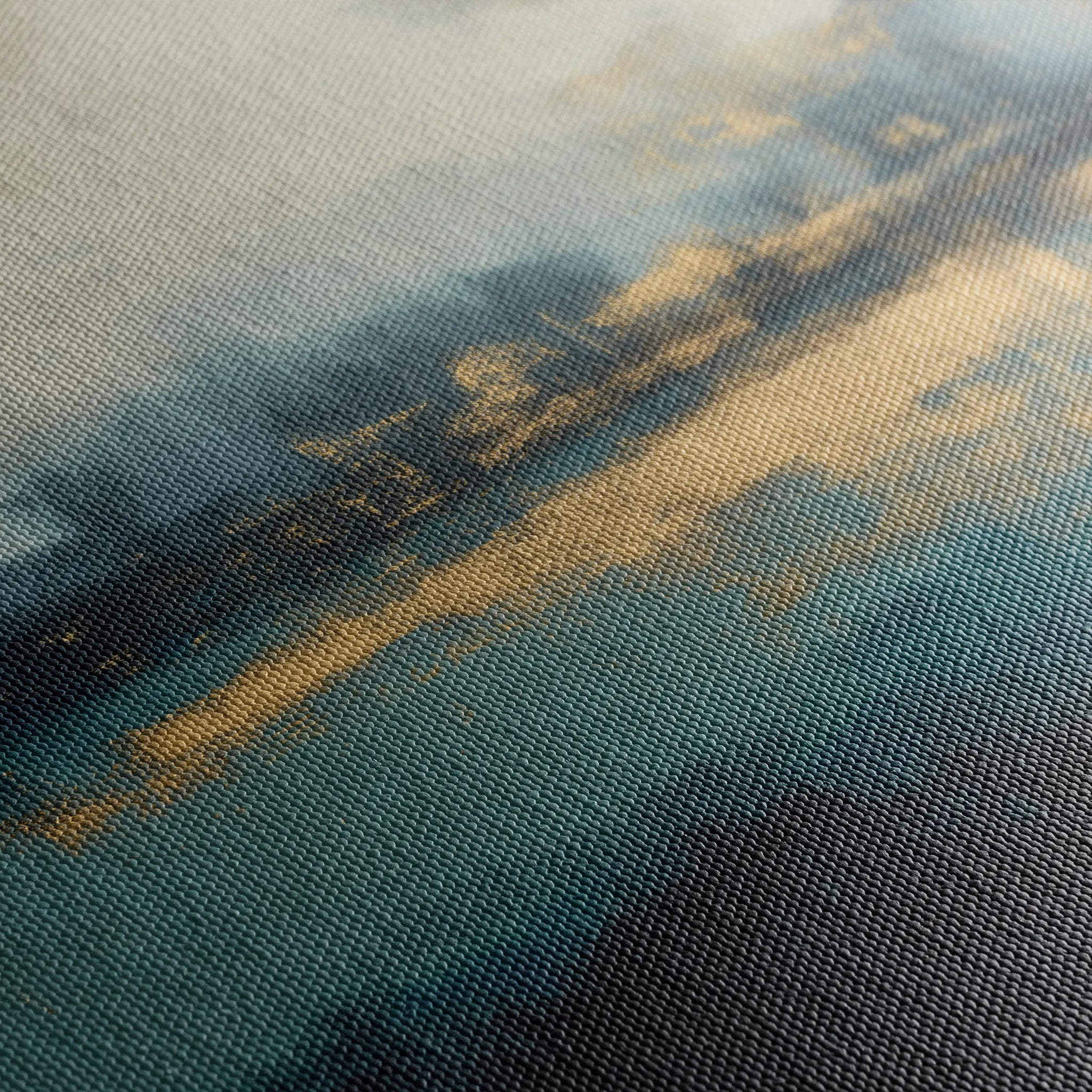 Abstract 789 Canvas Art 60 x 60 cm / Black