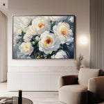 Floral 789 Canvas Art 60 x 40 cm / Black
