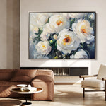 Floral 789 Canvas Art 60 x 40 cm / Black