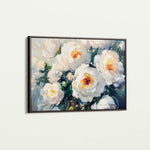 Floral 789 Canvas Art 60 x 40 cm / Black