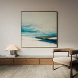 Abstract 791 Canvas Art 60 x 60 cm / Black