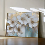 Floral 791 Canvas Art 60 x 40 cm / Black