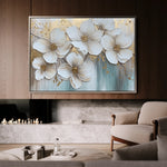 Floral 791 Canvas Art 60 x 40 cm / Black