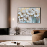 Floral 791 Canvas Art 60 x 40 cm / Black