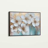 Floral 791 Canvas Art 60 x 40 cm / Black