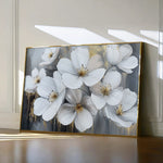 Floral 792 Canvas Art 60 x 40 cm / Black