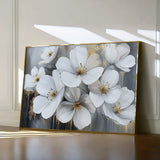 Floral 792 Canvas Art 60 x 40 cm / Black