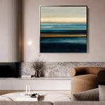 Abstract 793 Canvas Art 60 x 60 cm / Black