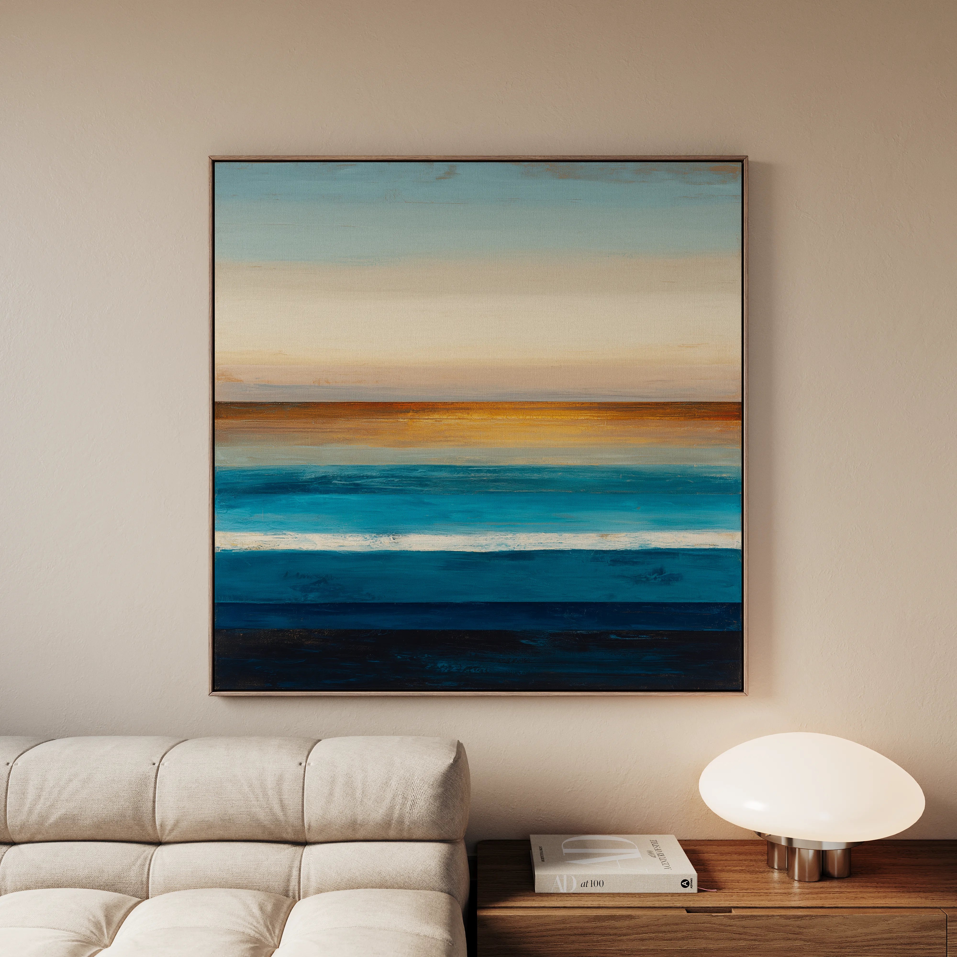 Abstract 794 Canvas Art 60 x 60 cm / Black